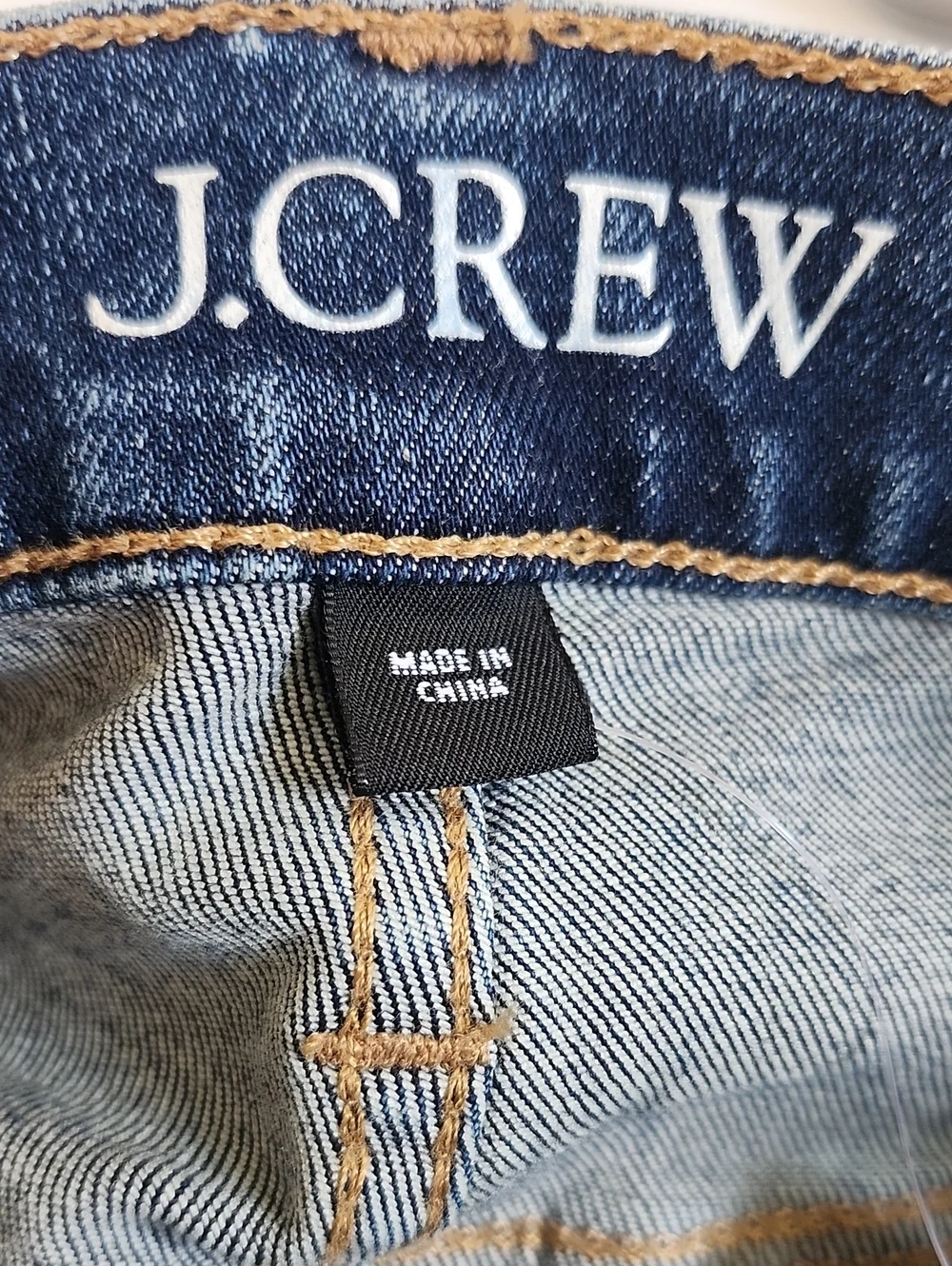 J. Crew NWT Slim Demi Boot, Medium Blue Wash, High Rise Denim Jeans, 30